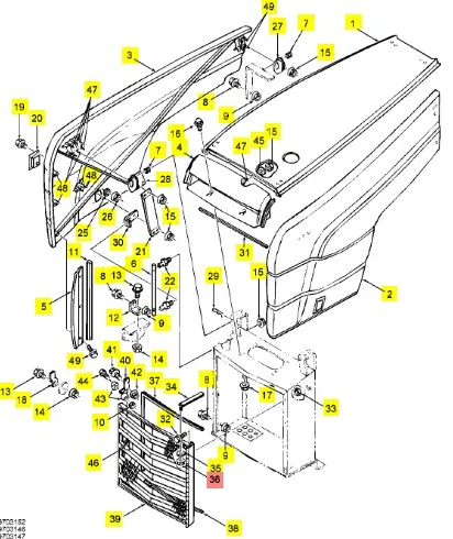 120069 - Болт М10х50мм крепл. ножа к ротору изм. TC5, CS, CSX, CX6