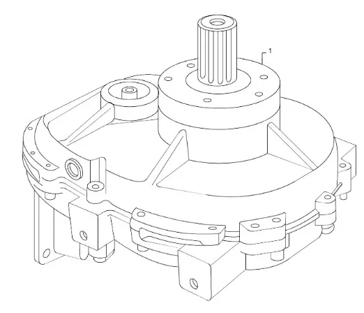 87476502 - коробка привода